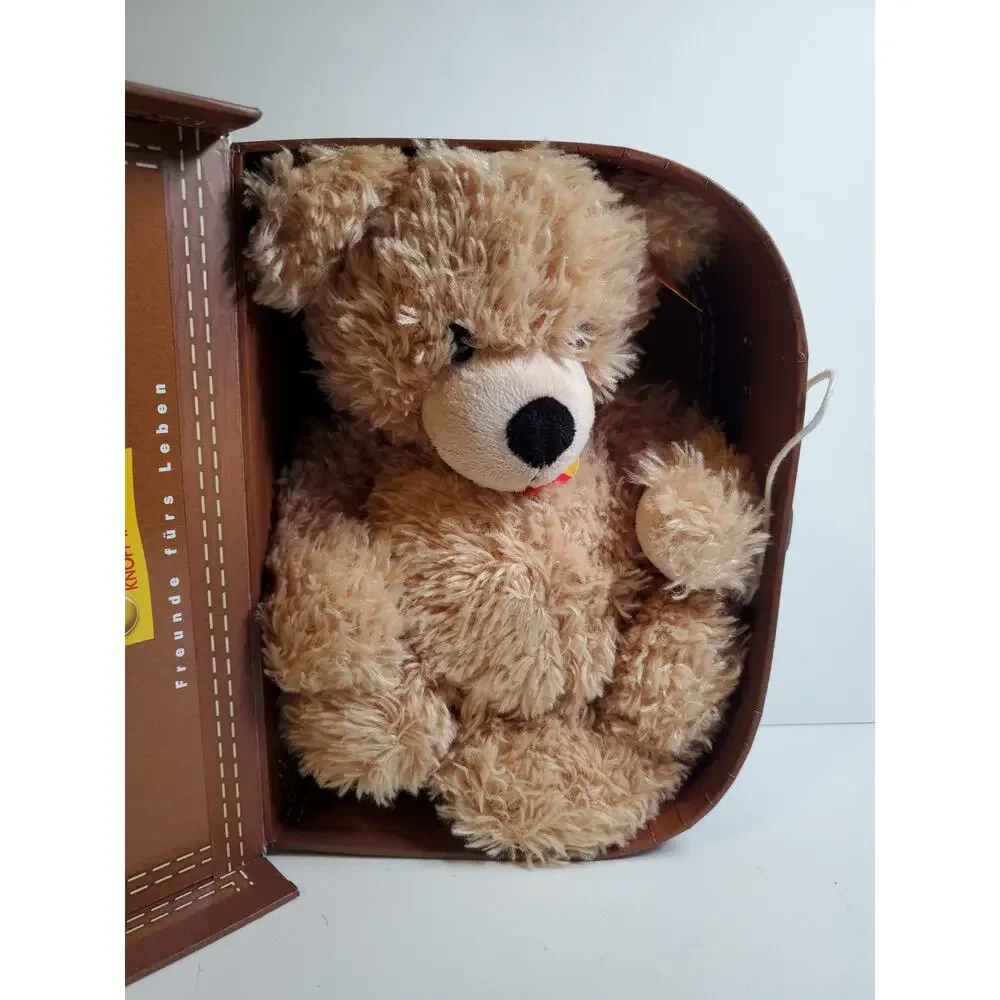 STEIFF KNOPF Bear and Lunch Box Brown